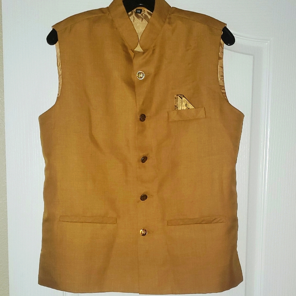 MantraBand Half Jacket/Vest Mustard Men’s Sz38